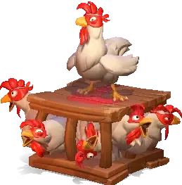 Angry Chickens Statue